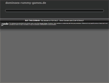 Tablet Screenshot of dominoes-rummy-games.de